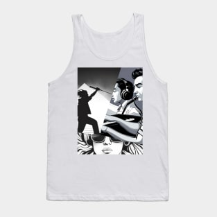 Abstract Music Creation Tank Top